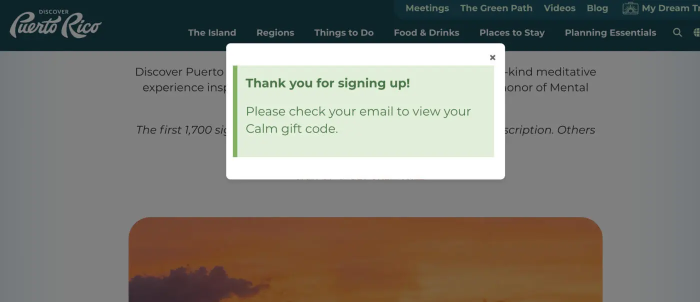 RUN! FREE 1-Year Calm Premium Subscription – First 1,700 Only